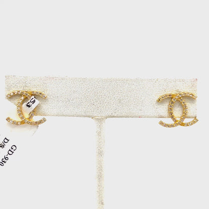 14k Solid Gold Diamond Stud Earring.14k Solid Gold Diamond Earring..
