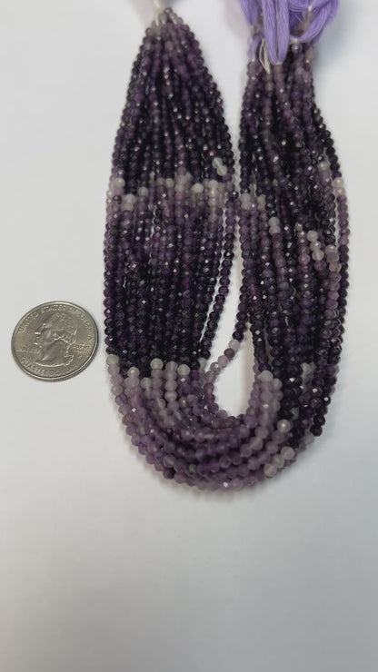 Suzulite Round Faceted 3mm
