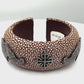 Leather Diamond Bangle