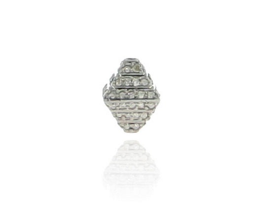 Sterling Silver 92.5 Pave Beads.
