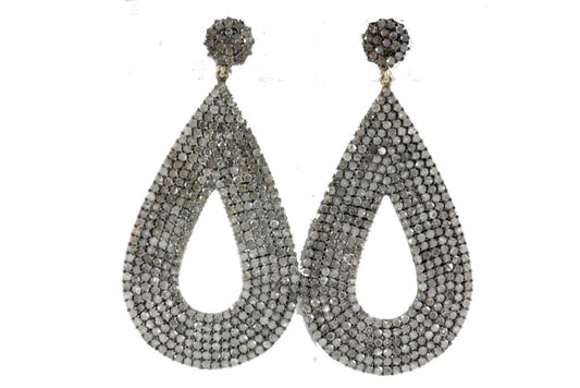 Silver and Diamond Pave