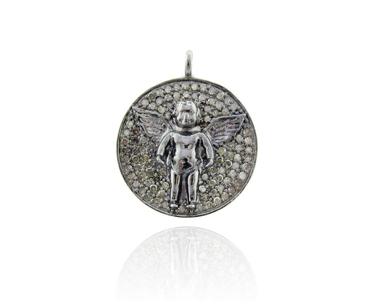 Silver and Diamond Pave PENDANT & CHARMS