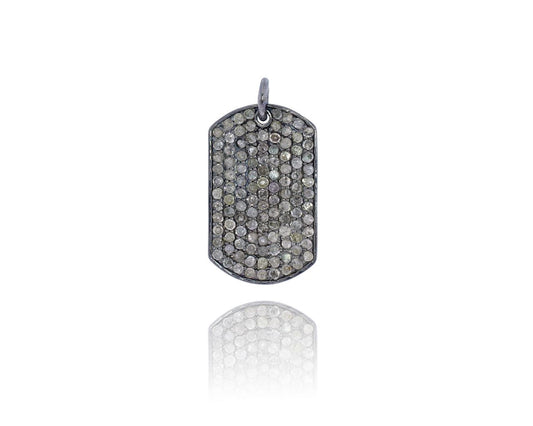 Silver and Diamond Pave PENDANT & CHARMS