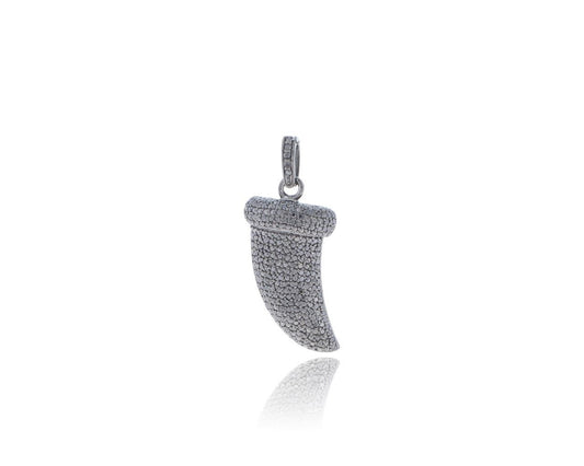 Silver and Diamond Pave  PENDANT & CHARMS