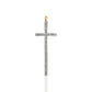 14K Solid Gold Cross Diamond Pendants.