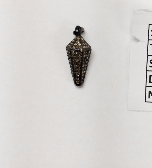 Silver Diamond Pendant
