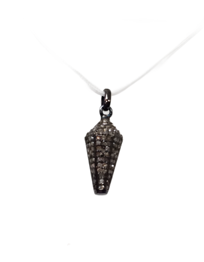 Silver Diamond Pendant