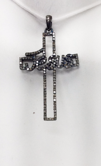 Jesus Cross Diamond Pendant