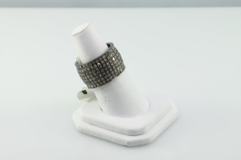 Diamond Pave Cigar Ring