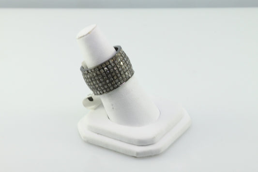 Diamond Pave Cigar Ring