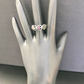 DIAMOND AND MULTI TOURMALINE RING