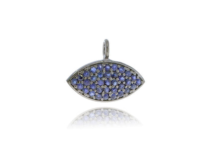 Diamond Oval Shape Pendant, Pave Diamond Pendant, Pave Oval Shape Necklace