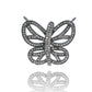 Butterfly Shape Sterling Silver Pendant Charm no