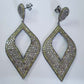 Diamond Shape Pave Diamond Earring