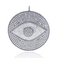 Round Large Evil Eye Charm Pendant