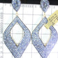 Diamond Shape Pave Diamond Earring