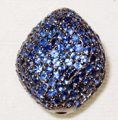 Ruby Natural Pave Beads