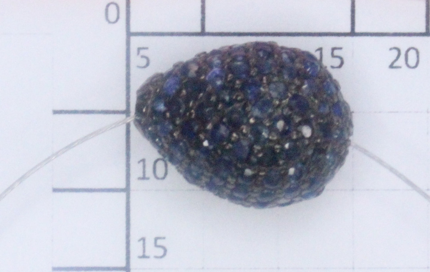 Tear Drop Shape Pave Beads
