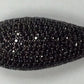 Roundel Black Spinel Bead