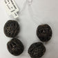 Oval Black Spinel Bead