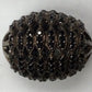 Roundel Black Spinel Bead