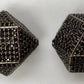 Cube Black Spinel Bead