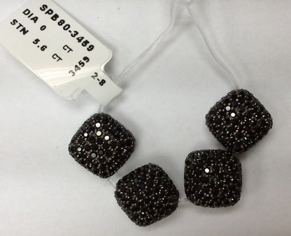 Rectangle Shaped Black Spinel Bead