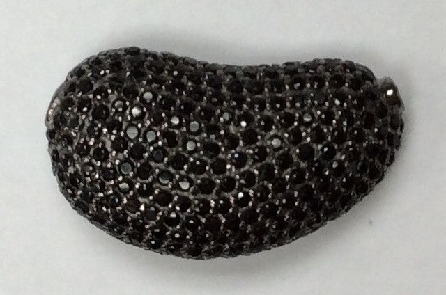 Nugget Black Spinel Bead