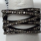 Pave Diamond Ring .925 Oxidized Sterling Silver Diamond Ring, Genuine handmade pave diamond Ring Size Approx 0.84"(13 x 21 MM)