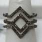 Pave Diamond Ring .925 Oxidized Sterling Silver Diamond Ring, Genuine handmade pave diamond Ring Size Approx 0.84"(18 x 21 MM)