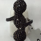 Snake Black Spinel Ring
