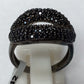 Lips Black Spinel Ring