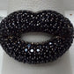 Lips Black Spinel Ring