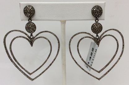 Heart Diamond Earring