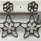 Star Diamond Earring .925 Oxidized Sterling Silver Diamond Earring, Genuine handmade pave diamond Earring Size 2.40"(39 x 60 MM )