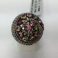DIAMOND AND MULTI TOURMALINE RINGS