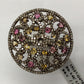 DIAMOND AND MULTI TOURMALINE RINGS