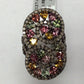 DIAMOND AND MULTI TOURMALINE RINGS