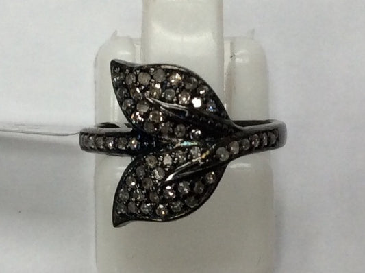 Leaf Shape Diamond Ring