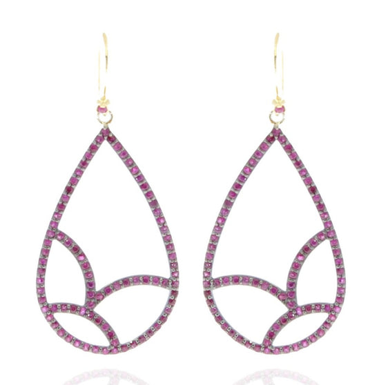Drop Filigree Sterling Silver Earrings