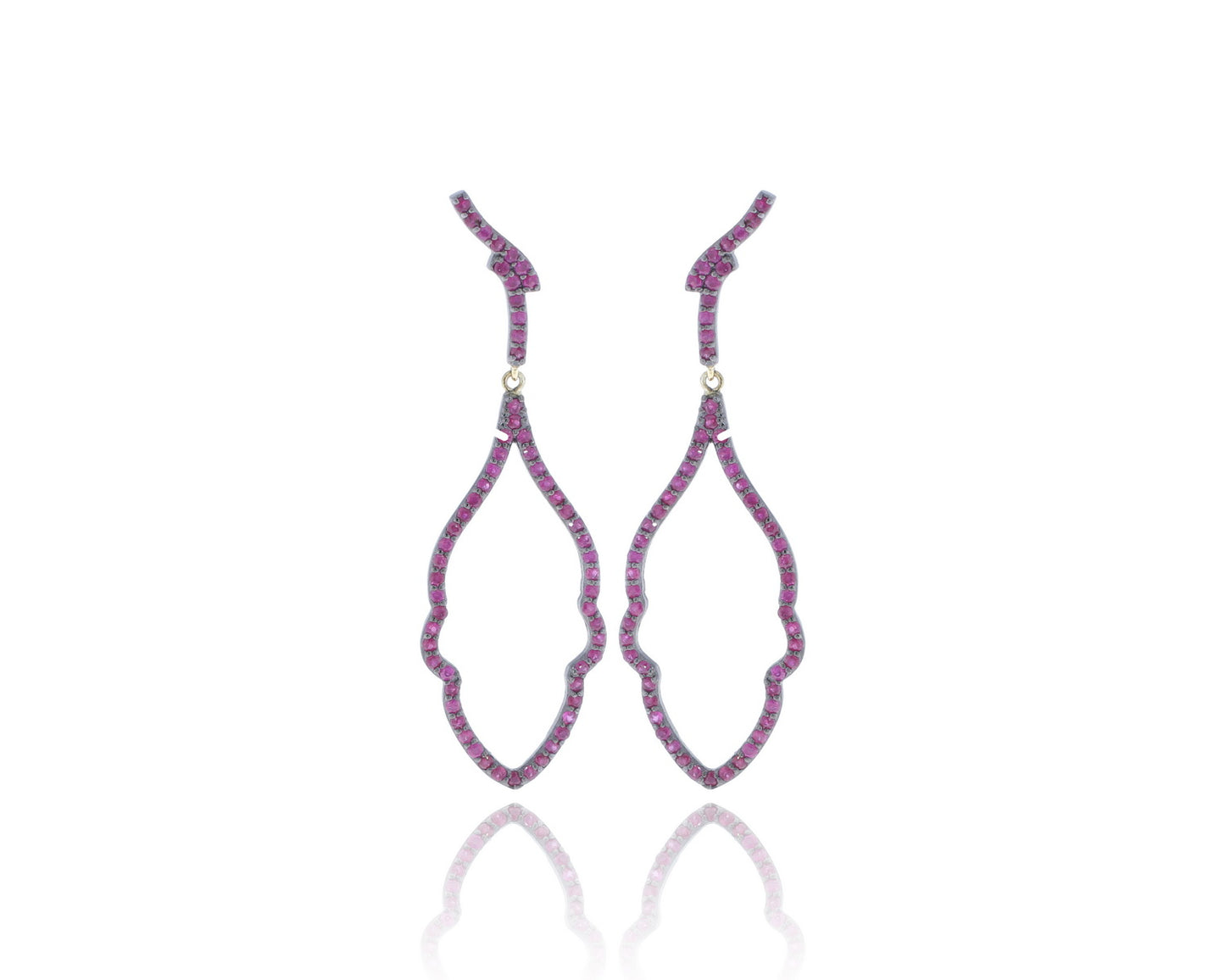 Ruby Natural Earrings