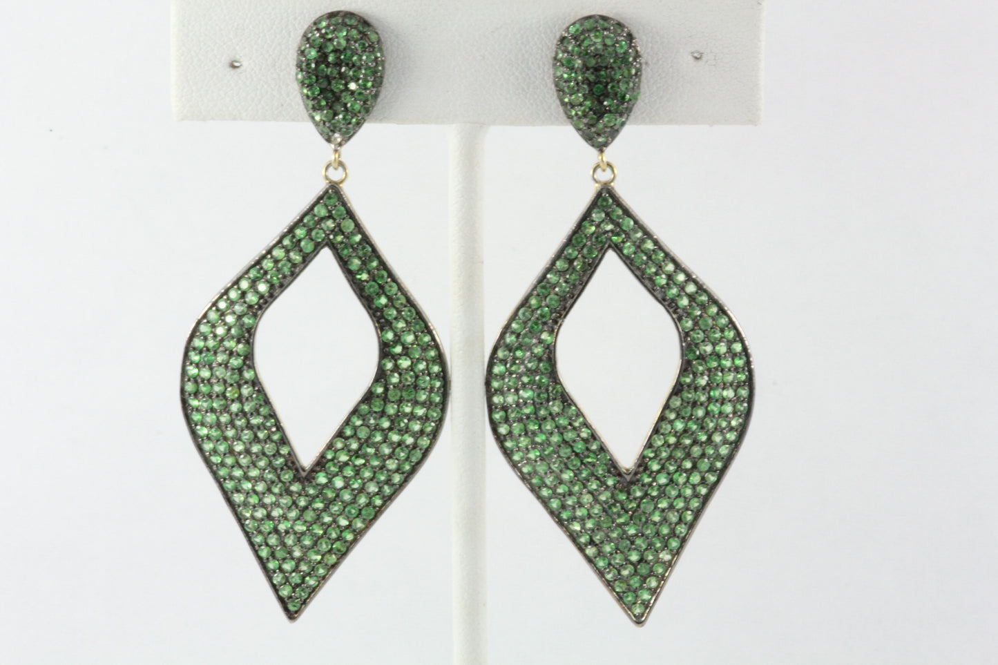 Diamond Shape Pave Diamond Earring