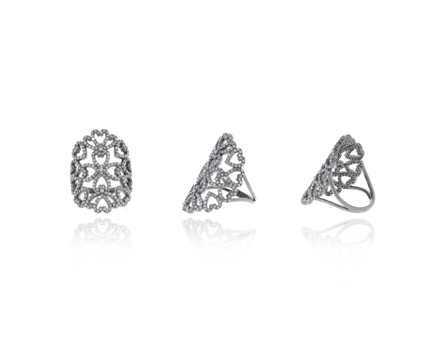 DESIGNER DIAMOND AND RUBY RING