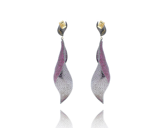 Silver and Diamond EARRINGS