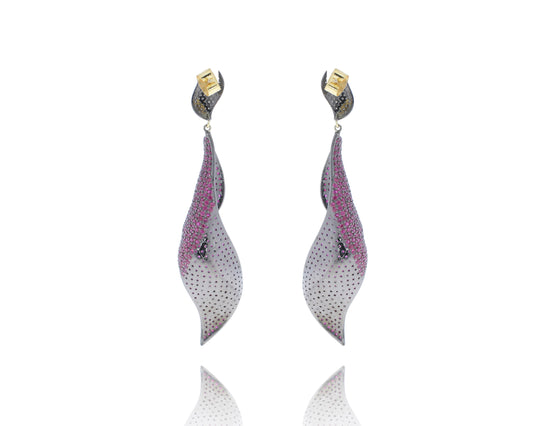 Silver and Diamond EARRINGS