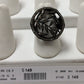 Diamond and Silver Black Rhodium Finish Ring