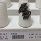 Diamond and Silver Black Rhodium Finish Rings