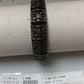 Diamond and Silver Black Rhodium Finish Bracelets