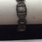 Diamond and Silver Black Rhodium Finish Bracelets