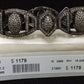 Diamond and Silver Black Rhodium Finish Bracelets